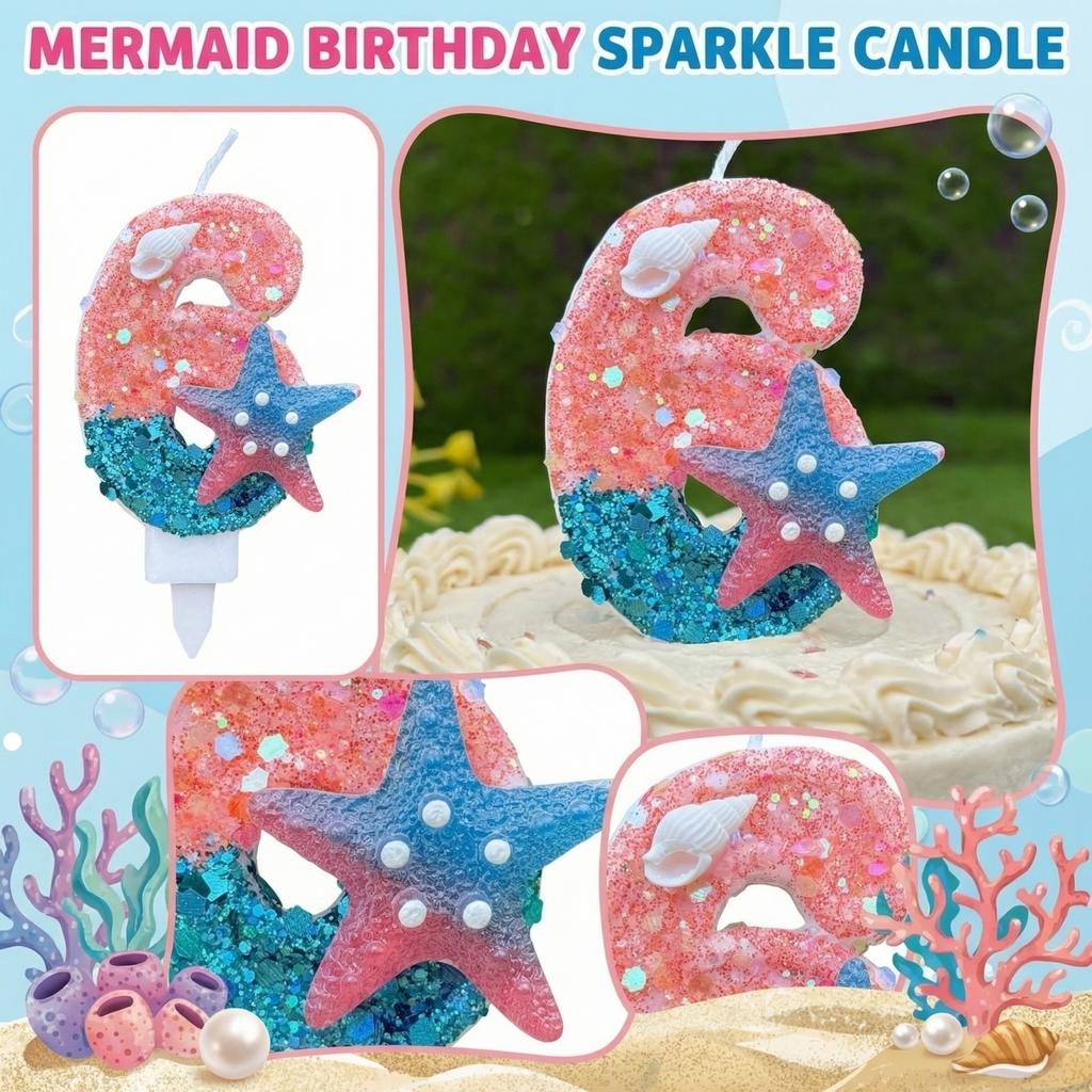 Fashion Cartoon Creative Birthday Candles Party Digital Candles