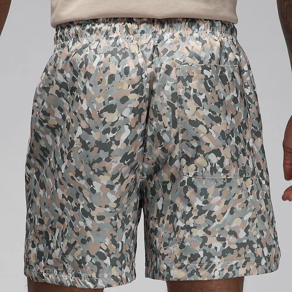 Jordan Essentials All-Over Print Comfortable Straight-Leg Casual Shorts Men Bottoms Legendary-Pink FN4635-622