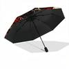 1pc Cyberpunk Mask Automatic Umbrella - 8-Rib Portable Folding Black Iron Frame for Outdoor, Beach, Travel, Beach Umbrella,018