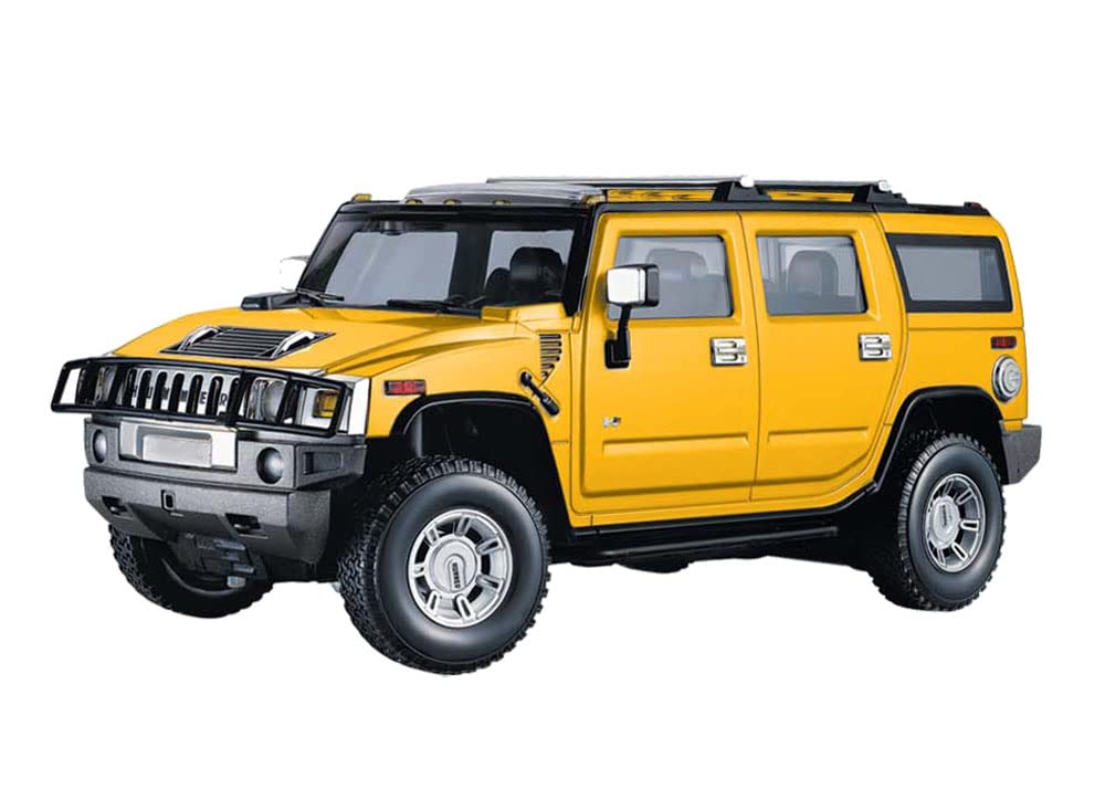 Doyusha 27MHz 1/16 Scale R/C Car Hummer H2 Yellow Electric Radio Control 614364