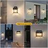Solar Outdoor Wall Light with Human Body Sensor, Three Modes, Tungsten Filament, Waterproof for Garden or Villa Night Lighting.