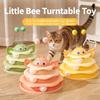 Stimulating Cat Toys Cute Tower Teaser Game Self Play Cat Toys Indoor Games For Kitten Enrichment Stimulation Exercise Boredom
