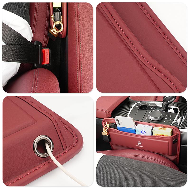 Cup Holders Car Seam Storage Box Crevice Organizer Bag Gap Filler For Volkswagen VW Scirocco Jetta Beetle Golf Passat Polo Tigua