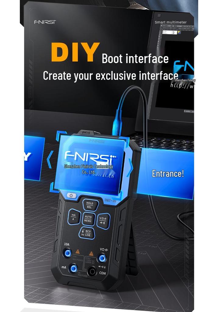 FNIRSI DMT-99 High-Precision Smart Digital Multimeter – Anti-Burn, Auto Display for Electricians