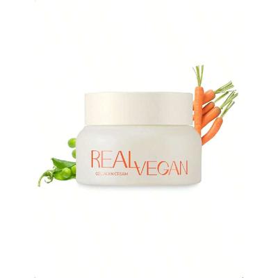 KLAVUU Real Vegan Collagen Eye Patches 60 Patches | Korean Overnight Under Eye Mask Infused With 500 Daltons Low-Molecular Carrot Collagen