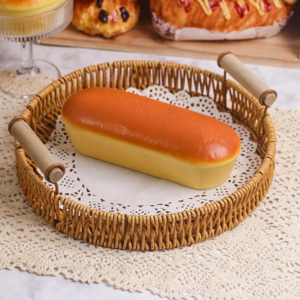 Food Shape Simulation Bread Squeeze Toy Hand Relax Sensory Fidget Toy Anxiety ADHD Style B