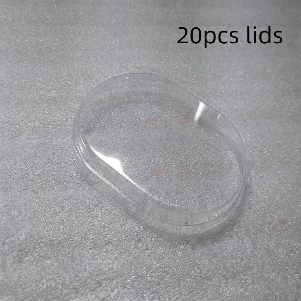 20Pcs New Aluminum Foil Baking Cups Party Tray Oval Cupcake Cups Gold Baking Muffin Box Birthday Cake Decor