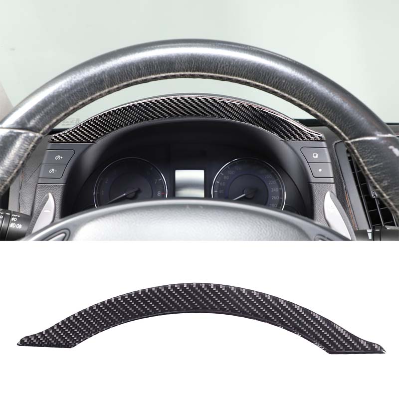 For 2007-2013 Infiniti G25 G35 G37 Soft Carbon Fiber Central Control Gear Shift Air Outlet Frame Panel Sticker Car Accessories