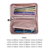 12 Pcs Crochet Hook Set 3.0mm-10.0mm Crochet Needle Ergonomical Crochet Needle with Case Knitting Needle for Craft