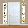 Couplet Banner Sunflower 1 Pair Indoor Outdoor Decor