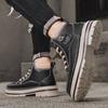 Herren Arbeitsstiefel Neue Mode Herrenstiefel High Top Lässige Sportschuhe für Herren Designer Rutschfeste Knöchelstiefel Outdoor Dicke Sohle