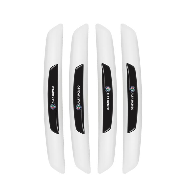 

For Alfa Romeo 2026 Hot Sticker 4Pcs Rubber Anti Collision Strip Car Door Rearview Mirror Protector Stickers For Alfa Romeo Giul