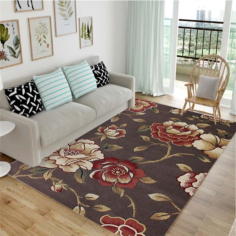 Nordic Carpet Living Room Modern Simple European Coffee Table Carpet Bedroom Full of Cute Home Floor Mats Minimalism and Classic 40X60CM