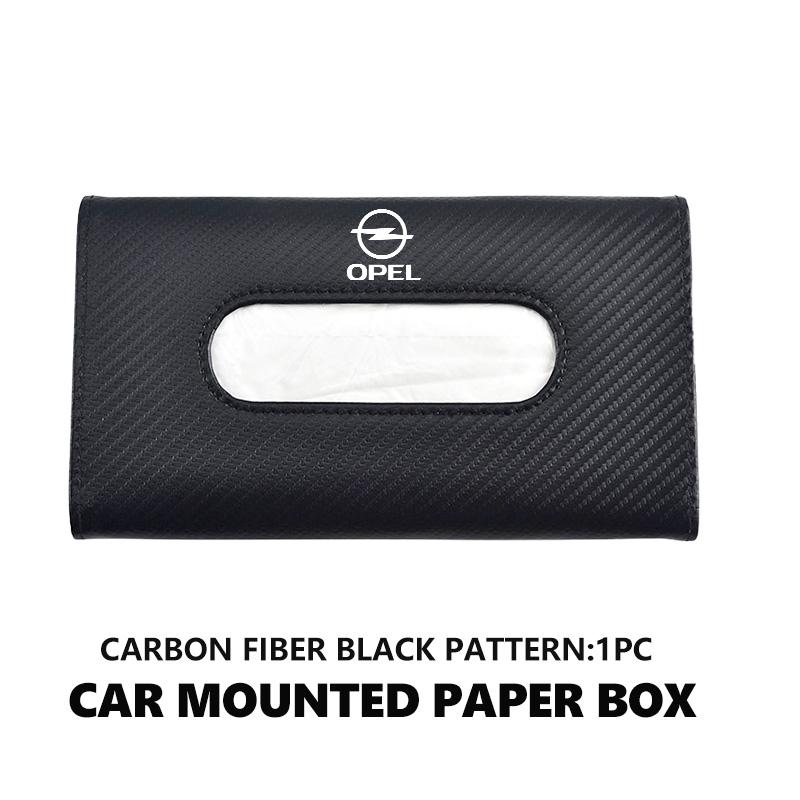 

Leather Car Sunshade Tissue Box Paper Towel Hanging Bag Interior For Opel ADAM ASTRA J K CORSA E INSIGNIA MOKKA VIVA Meriva