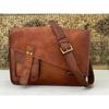 Vintage Laptop Messenger Briefcase Bag Satchel (Women's Bag)  Leather