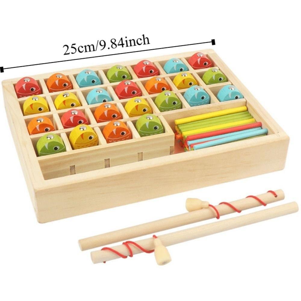 Early Education Matching Board Game Montessori Magnetic Fishing Learning Box  Boys Toys