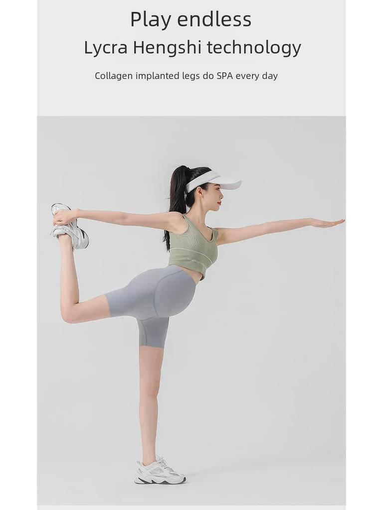 Maternity Belly Support Safety Yoga Shorts - Lightweight Summer 3/4 Length