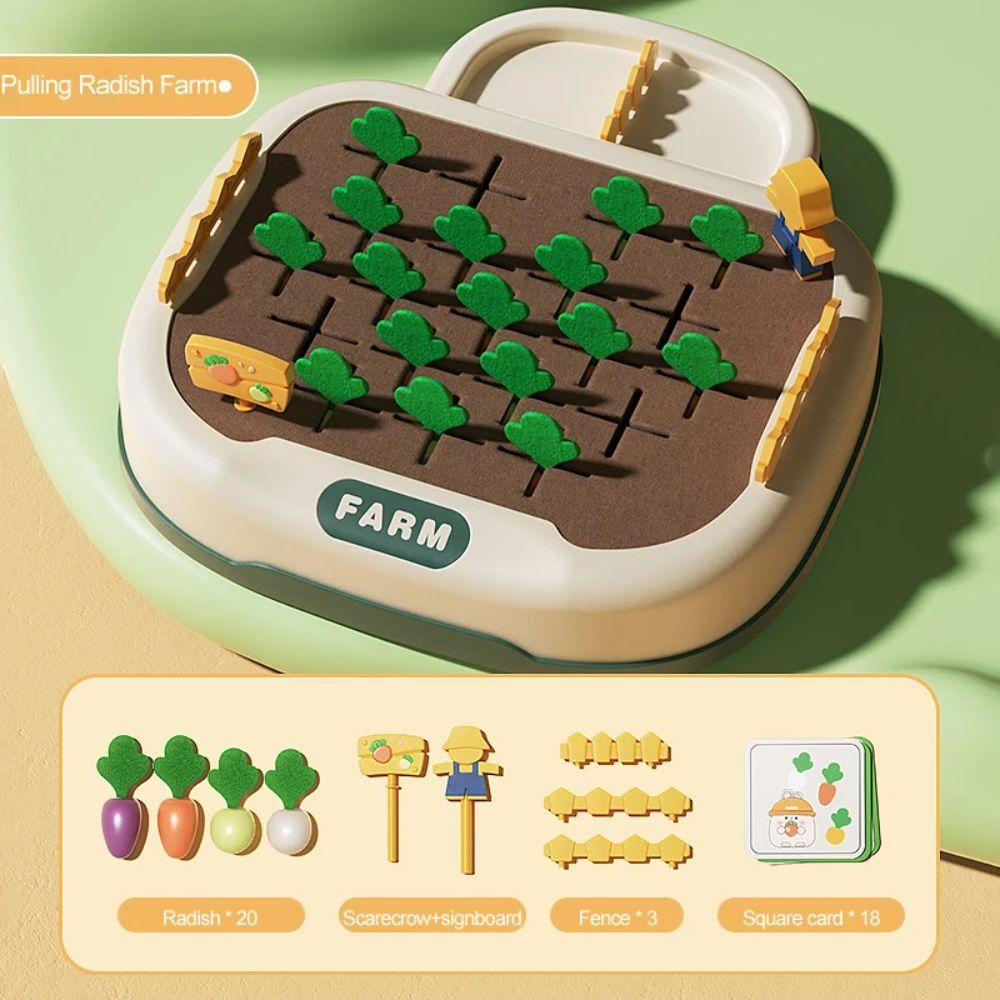 Interactive Games Carrot Harvest Toy Teaching Material Rabbit Balance Math Toy  Developmental
