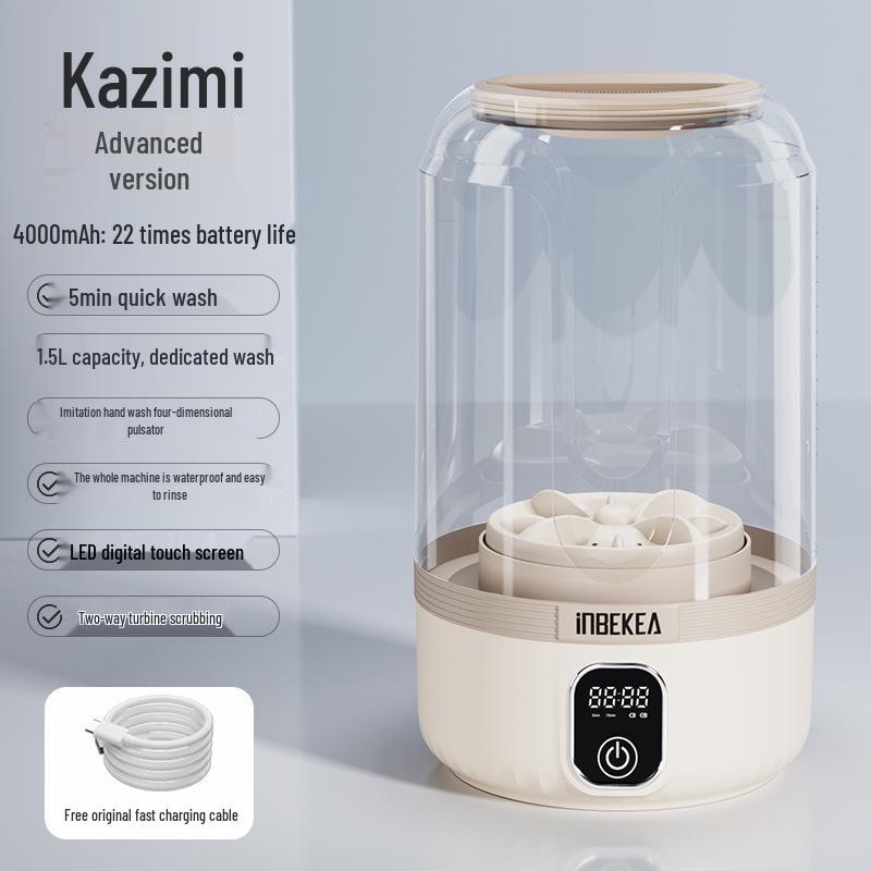 Portable Automatic Mini Washer for Underwear and Socks