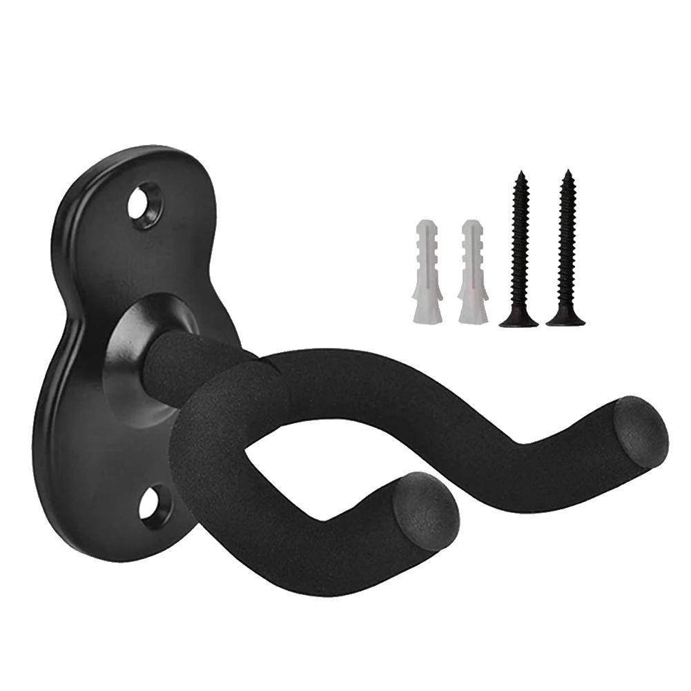 Wooden Wall Mount Holder Non-Slip Guitar Display Bracket Universal Guitar Wall Hanger for Electric Guitar Ukulele Bass