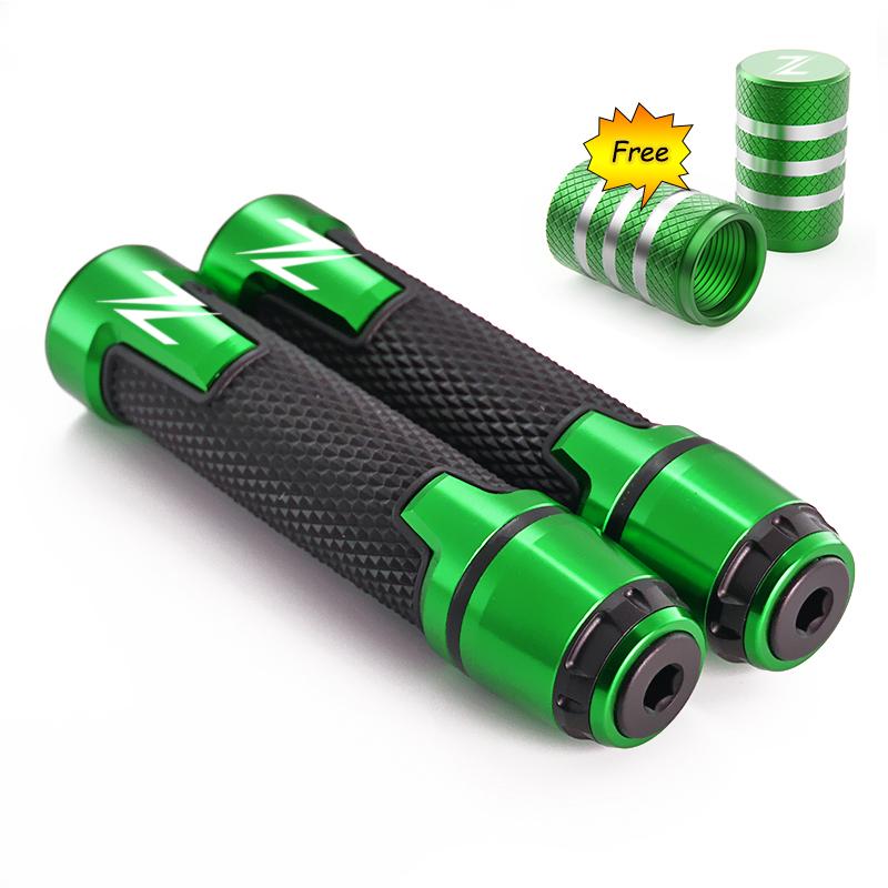 For Kawasaki Z650 Z750 Z800 Z900 Z1000 Z250 Z400 Motorcycle Accessories CNC Anti-Slip Handlebar Grips Ends Handle Cap Hand Bar