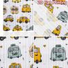 2pcs, 2D FLAT PRINTING Curtains (Without Rod) Happy Cars Holiday Printed Curtains Versatile Durable Polyester Curtains