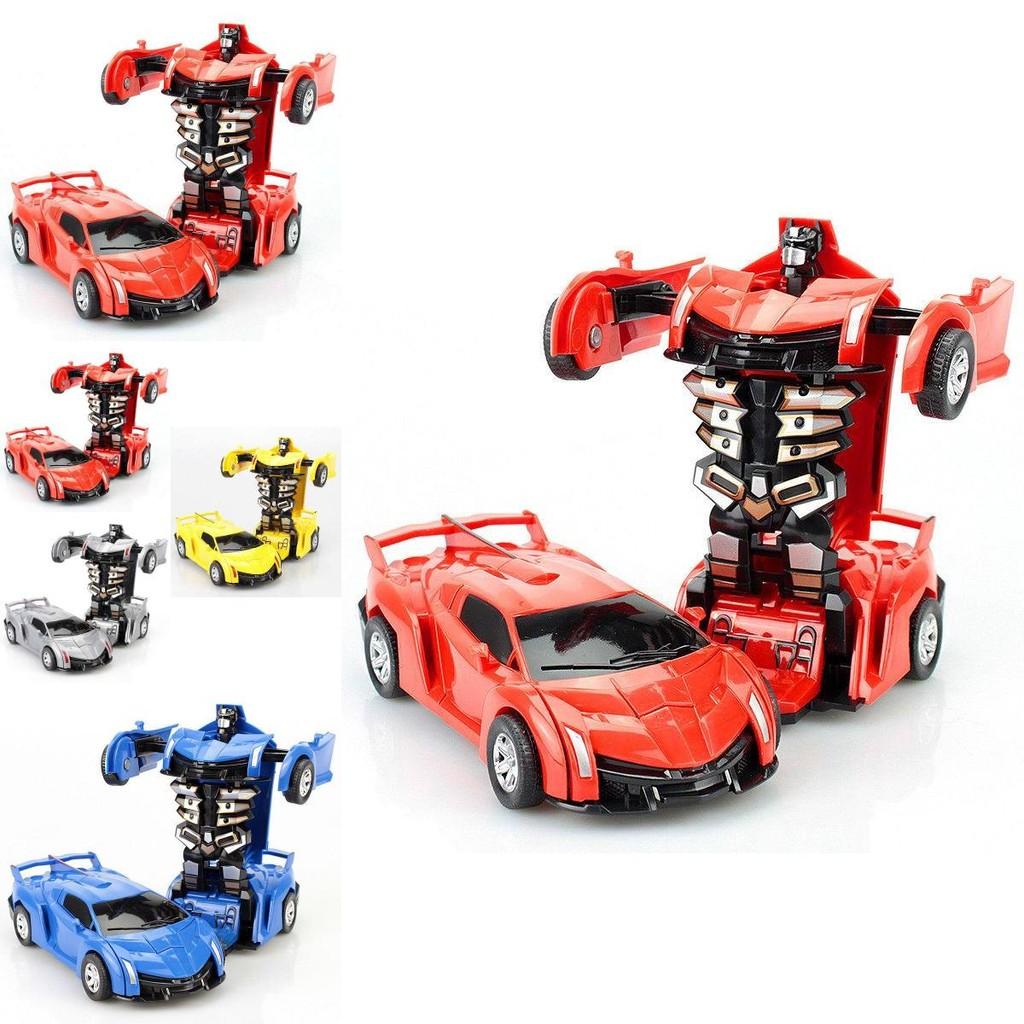 Premium Quality Transforming Collision Car For Children Ideal Gift In Bright Colors
