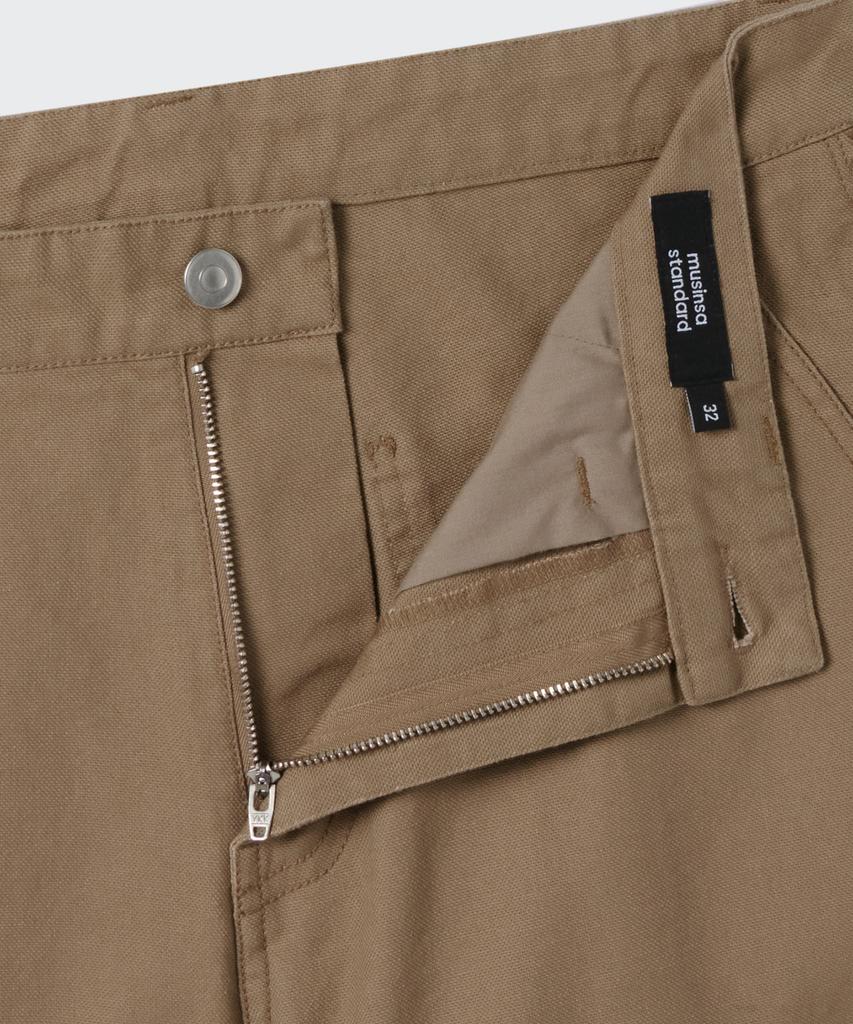 MUSINSA STANDARD Canvas Regular Fit Work Pants [Beige]