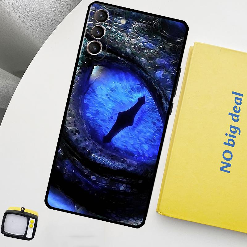 Dragon Eye Gothic Phone Case For Samsung Galaxy S25 Ultra S20 S21 S22 S23 Plus S9 S10 S25 FE S24 Ultra Cover