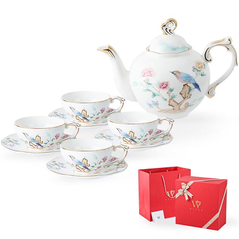 WOOCH Magpie Good Omen Ceramic Tea Set