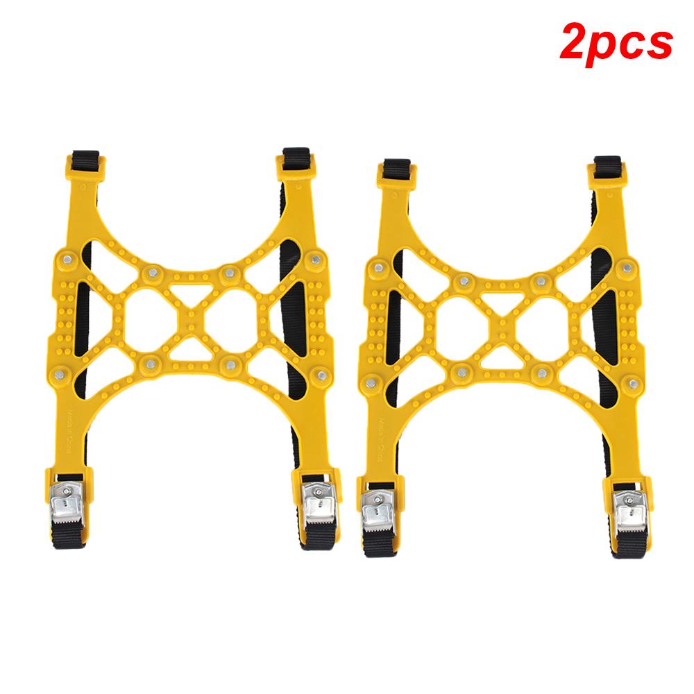 Car Tire Chains Wheel Strapped In Mud Snow Chains Anti-skid Double Buckle Thickened TPU Emergency Tools Motorcycle Accessories