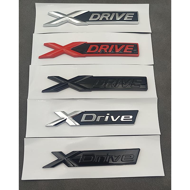 3D ABS X Drive Logo Xdrive Emblem Sticker Car Rear Trunk Badge For BMW E90 E39 E70 E84 E90 E60 E46 G20 G30 X1 X3 X5 Accessories