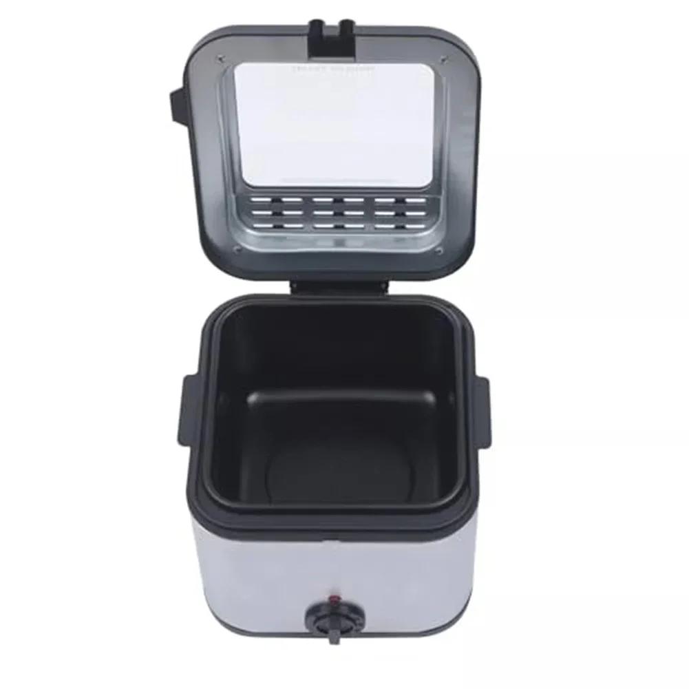 1 Set Deep Fryer Powerful Electric Deep Fryer With 2.5L Capacity For Crispy Fried Foods Cookware Kitchen Cooking Accessories