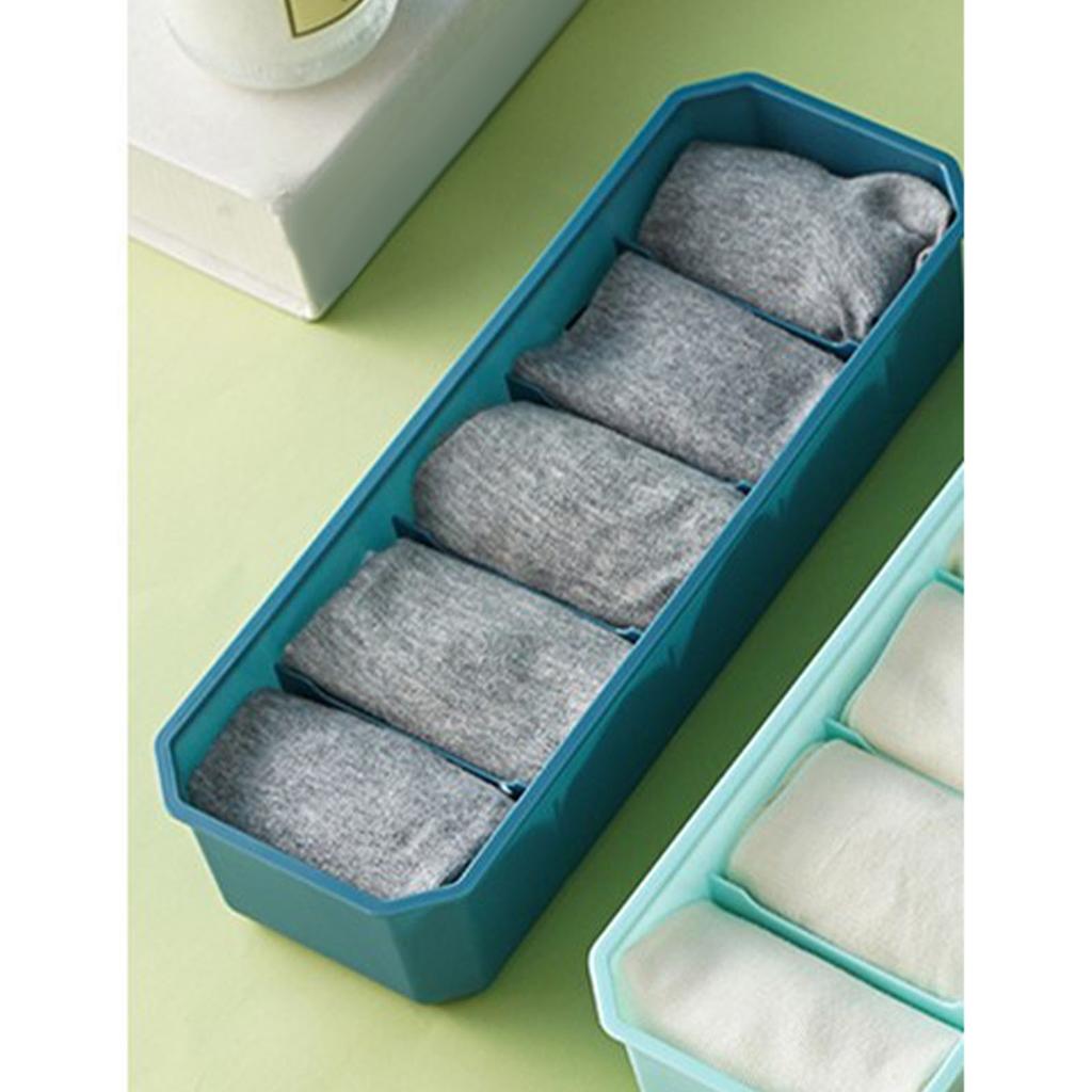 Underwear Storage Compartment Box Stackable Multi Functional Sock Drawer Organization Divider