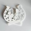 Horseshoe Candlesticks Silicones Molds Fourth Leaf Clovers Candle Holder Molds