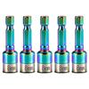 5Pcs Multipurpose 8mm Sleeve Wrench Hexagonal Shank Impact Socket Spanner Power Drills Converters Easy To Install