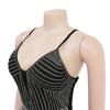 C7215 European & American Fashion Spaghetti Strap Rhinestone Dress - Sexy Tight Sleeve Short Dress for Women