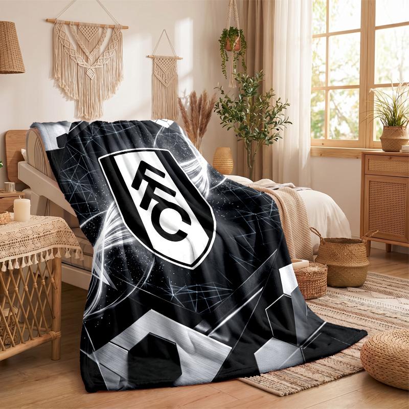 Fulham Fußball Druck Flanell Decke Weich Warm Sofa Bett Überwurf für Zuhause Büro Schlafzimmer