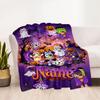 Christmas Adventure Pencilmates Customize Text Blanket Lightweight Personalized Blanket Warmthful Decor Perfect for Living Room Couch Sofa Picnics