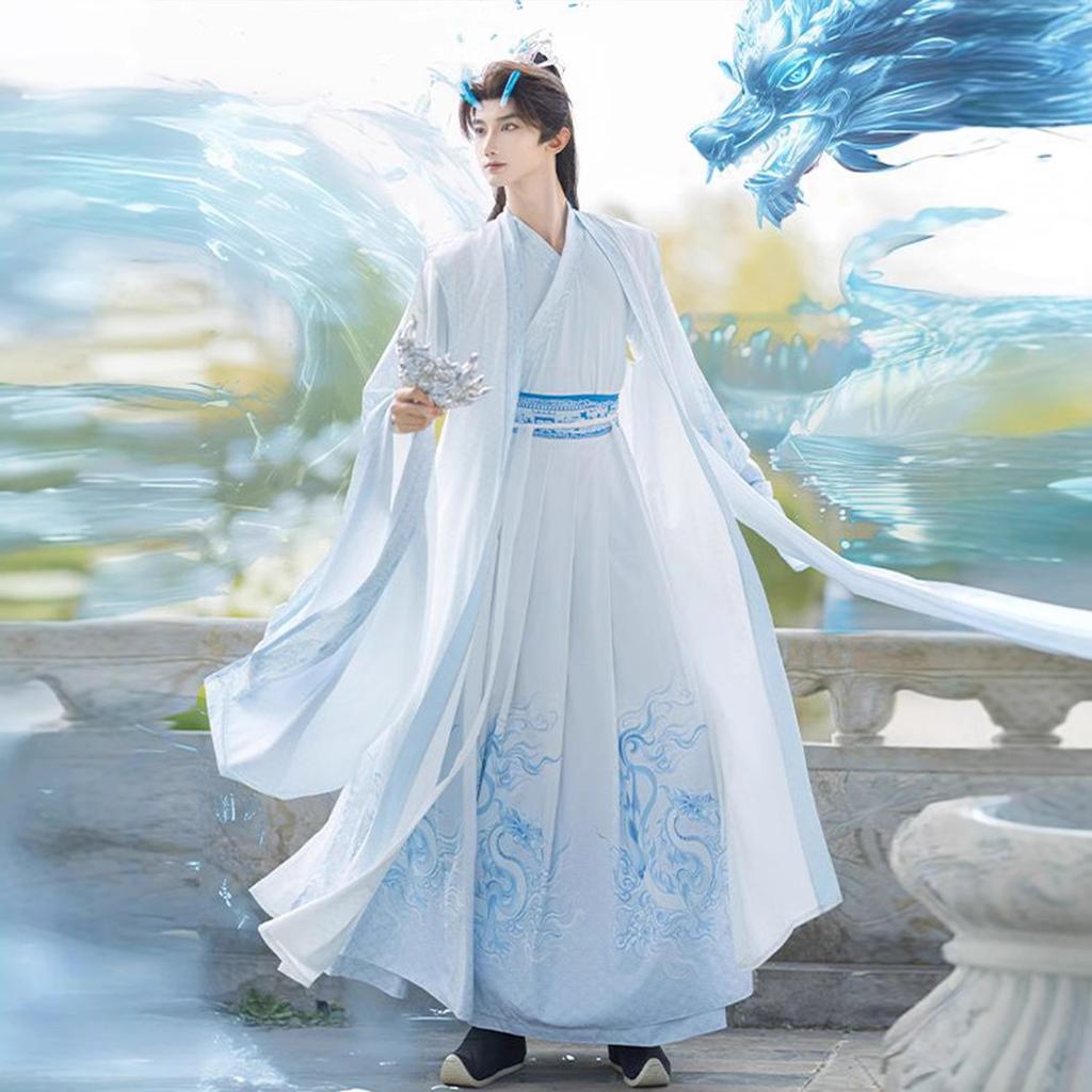 Chinese Song Dynasty Style Hanfu, Waist-length Collar, Cos Daily Stage Performance Suit