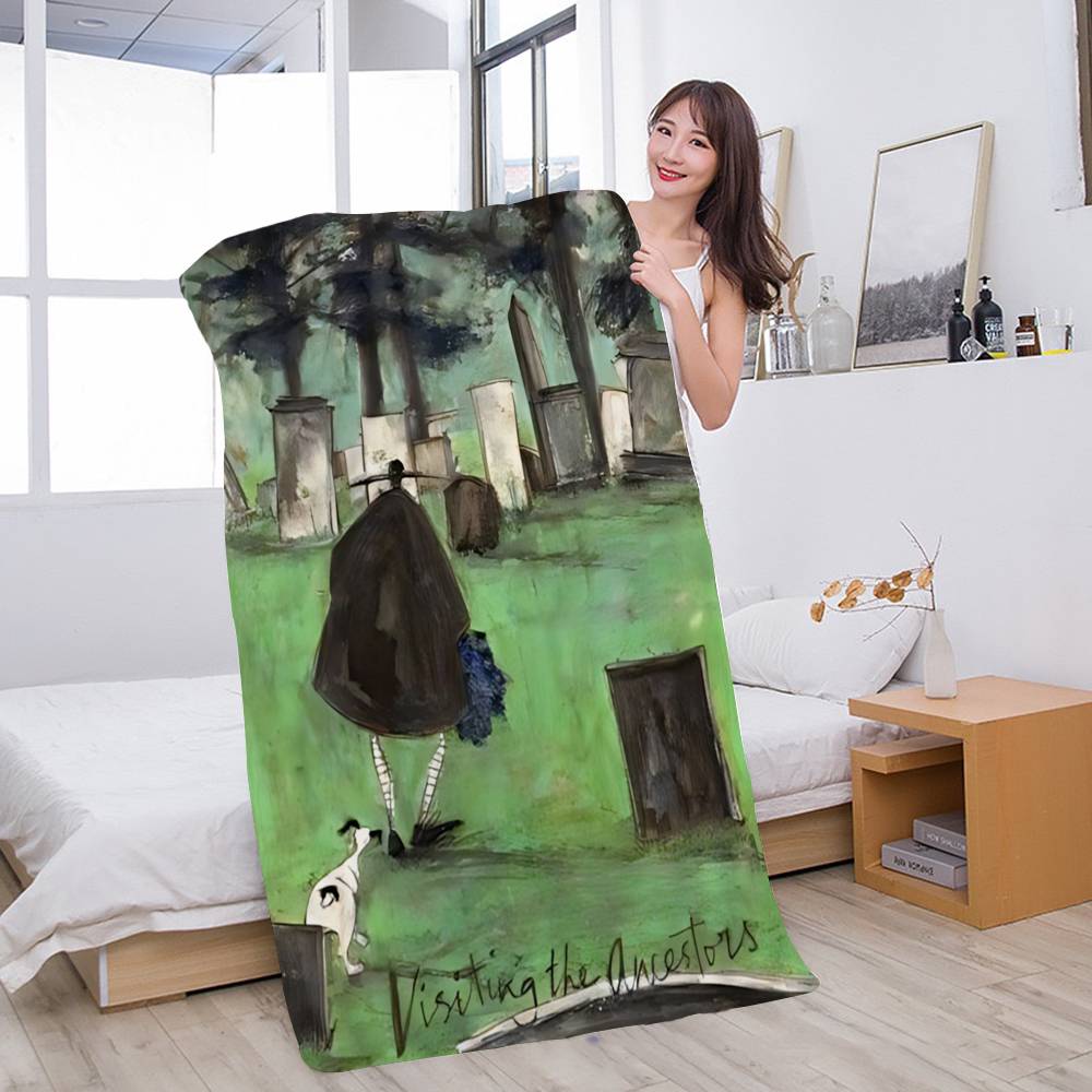 Sam Toft Art Abstract Landscape Beach Towel Colorful Bath Towels for Girl Microfiber Quick Dry Custom Sand Free Beach Yoga Spa