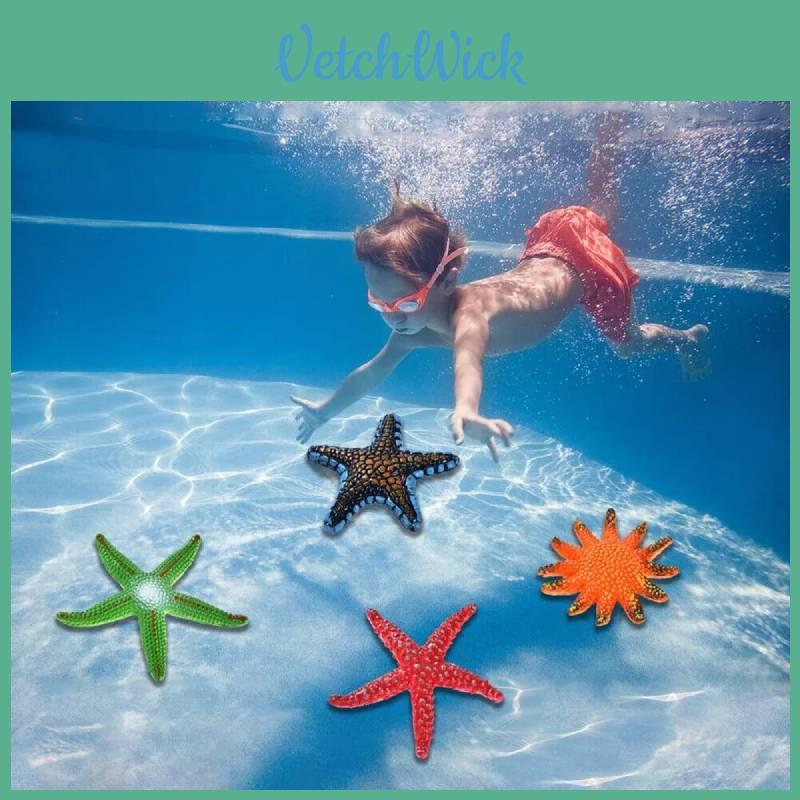 Modelli Autentici di Animali Stella Marina Per Bambini Giocattoli Educativi da Spiaggia Set Colorato in PVC