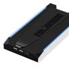 Für PS 5 Slim/PS 5 Pro RGB-Basisständer mit 3 USB 2.0-Anschlüssen, vertikaler Halter, 8 Lichtmodi für Sony Playstation 5 Spielzubehör