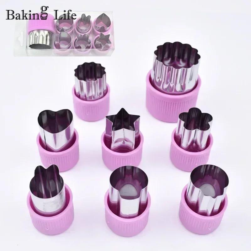 Herz Haushalt Form Gemüseschneider Kunststoffgriff Ausstechformen Sandwichschneider Edelstahl Obst Ausstecher Küchenhelfer