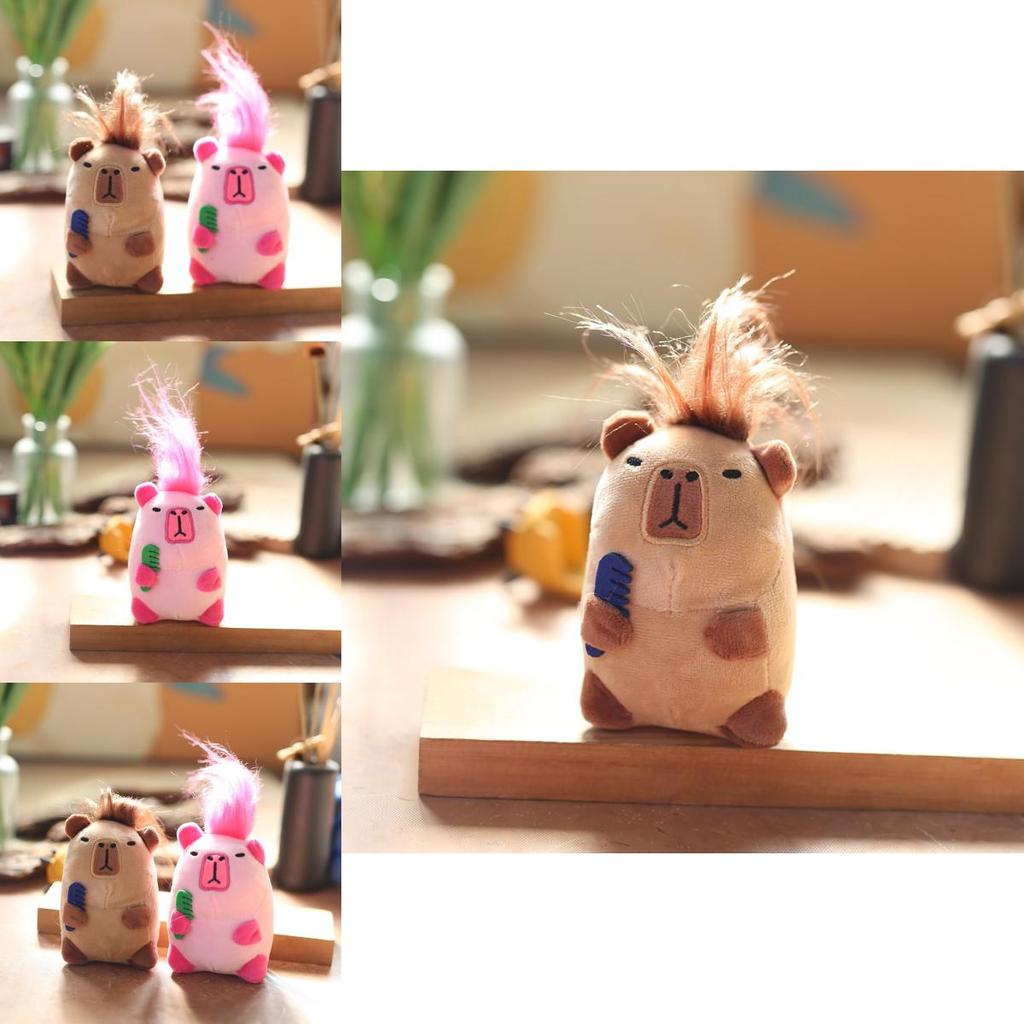 Entzückendes Capybara Tier Plüschtier mit PP-Baumwollfüllung für Rucksackzubehör