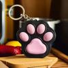 Cartoon Cat Claw Button Pendant Fingertip Toy Cat Paw Keyboard Creative Cat Paw Keychain  Kids Toy