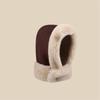 New Thick Material Winter Beanies Hat Windproof Fleece Lined Warm Cap Ear Protection Brimless Ski Hat Winter