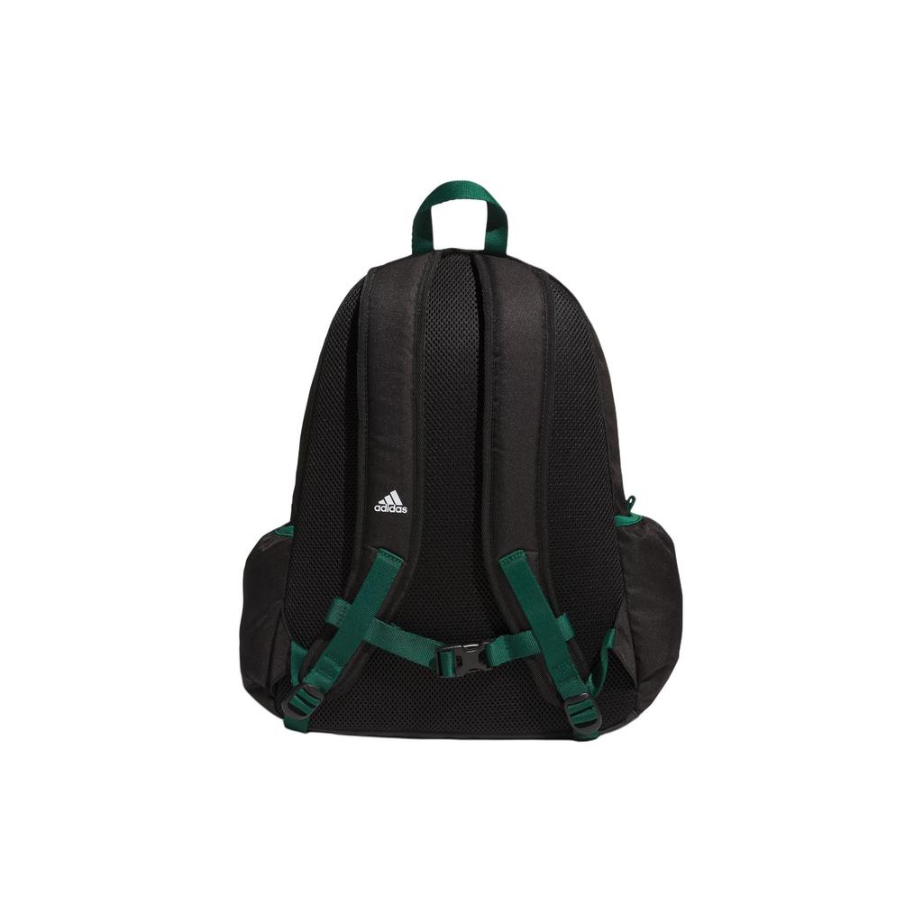 Adidas Logo Zipper Backpack Men Backpacks Black Forest-Green IM5265