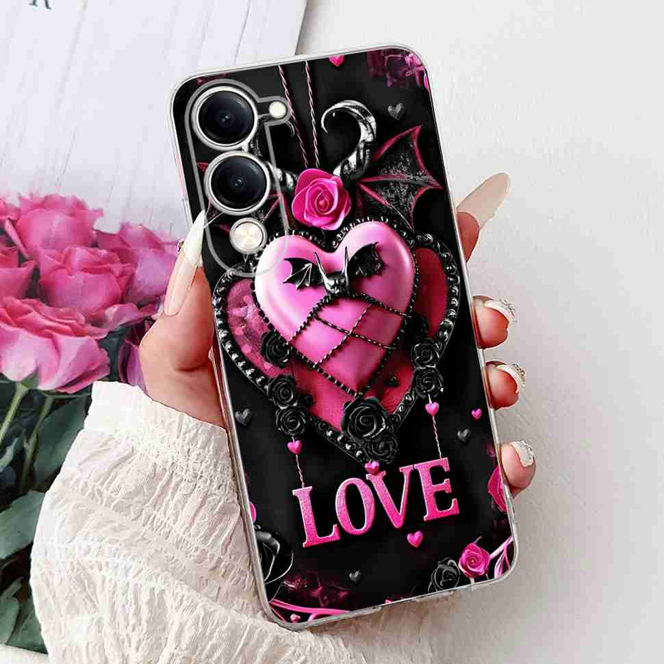 Shockproof For Vivo Y04 Y 04 4G 6.74" Case Retro Printed Dragon Soft Silicone TPU Cover For Vivo Y29s Y 29S 5G Phone Cases Capa