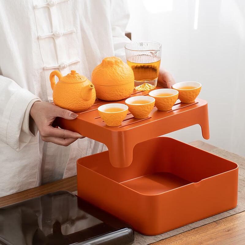 Portable Chinese Ceramic Travel Tea Set